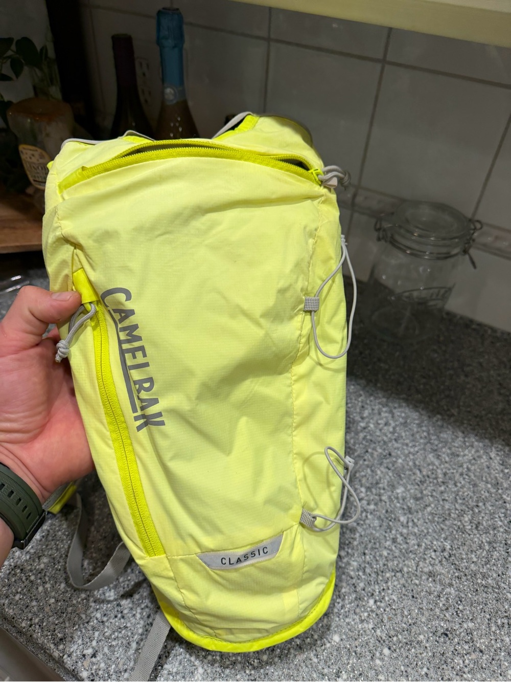 Classic Neon 4L Yellow CamelBak Pack with Reflective Trim (Please Read)